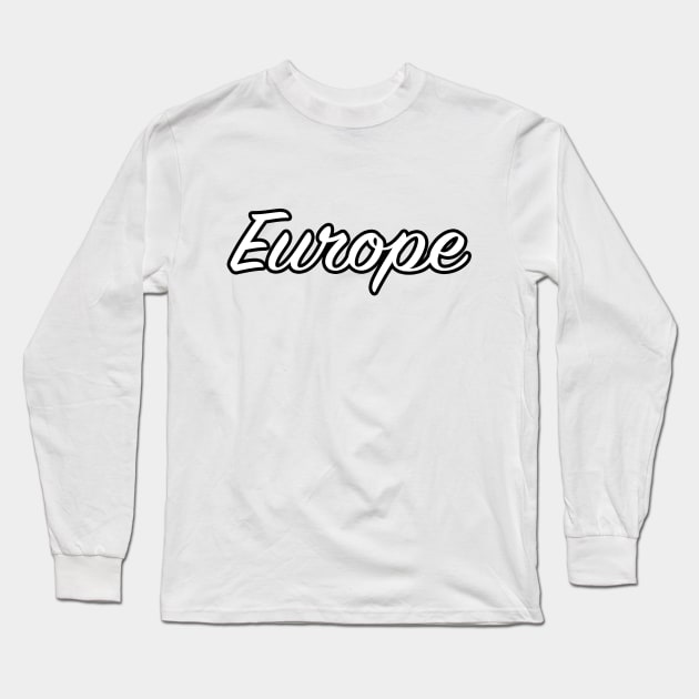 Europe Long Sleeve T-Shirt by lenn